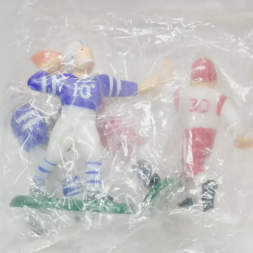 Vintage Football Skateboard Bakery Cake Toppers Crafts Figures 1984 Sports Lot